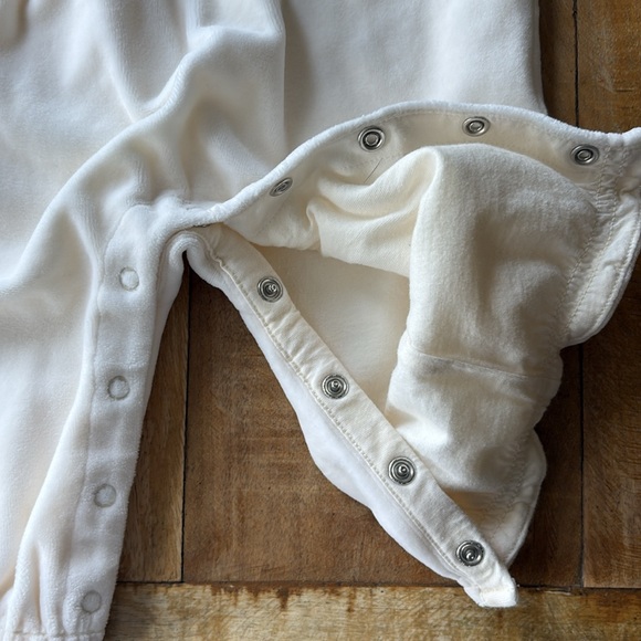 Janie and Jack Cream Baby Girl One Piece 3-6m - Picture 4 of 6